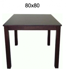 Квадратный деревянный стол на 4х ногах для ресторанов и кафе